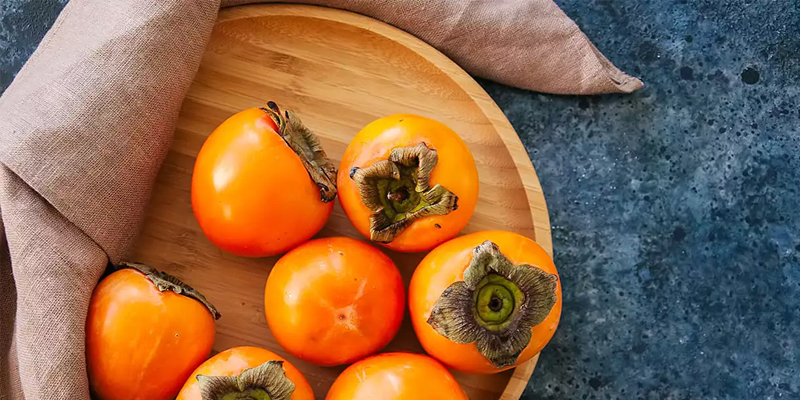 نگهداری خرمالو در فریزر
