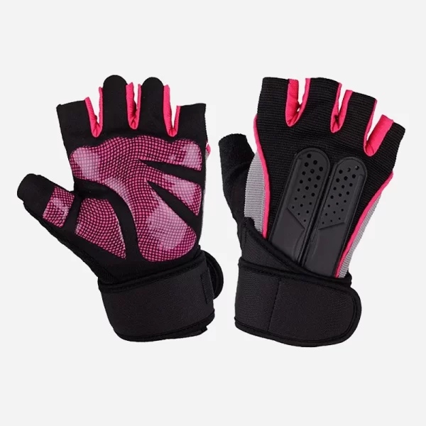 دستکش بدنسازی نیمه انگشتی