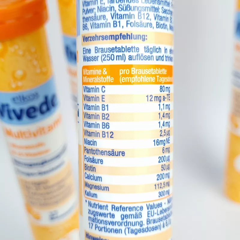 قرص جوشان مولتی ویتامین الکاس ویوده Vivede - فروشگاه مانکن