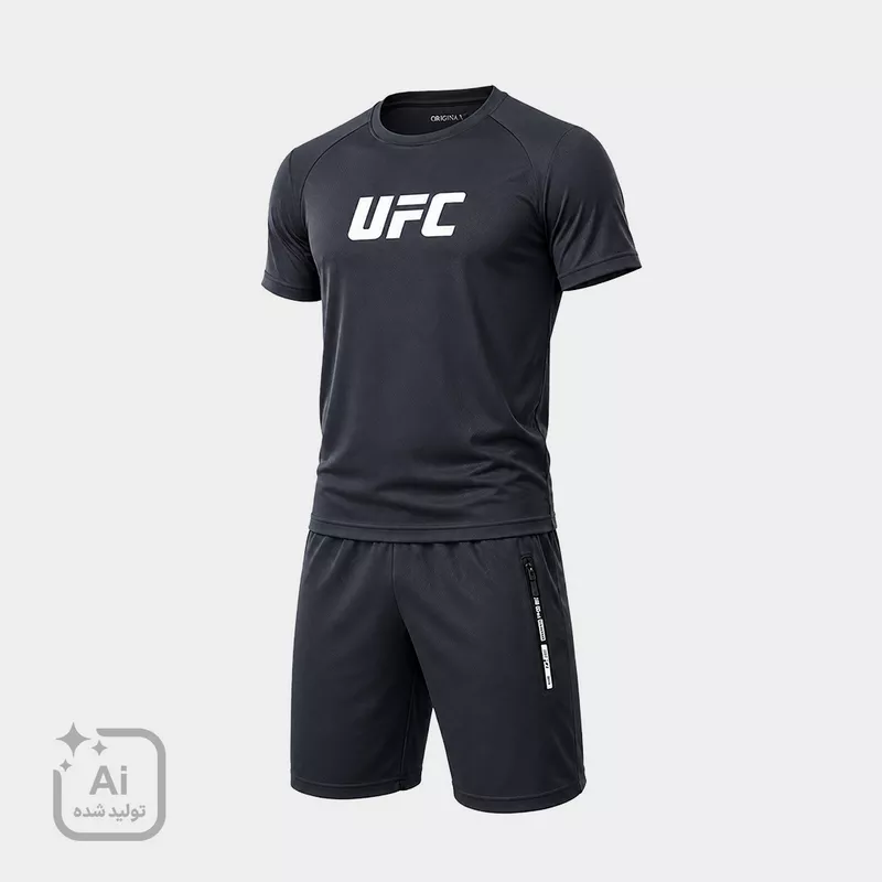 ست تیشرت شلوارک ورزشی UFC - فروشگاه مانکن